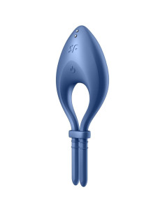 SATISFYER - BULLSEYE RING VIBRATOR APP BLUE
