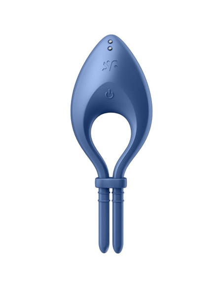 SATISFYER - BULLSEYE RING VIBRATOR APP BLUE