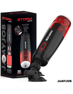 JAMYJOB - STORM automatinis vaginos masturbatorius su 10 sukimosi ir stūmimo režimų