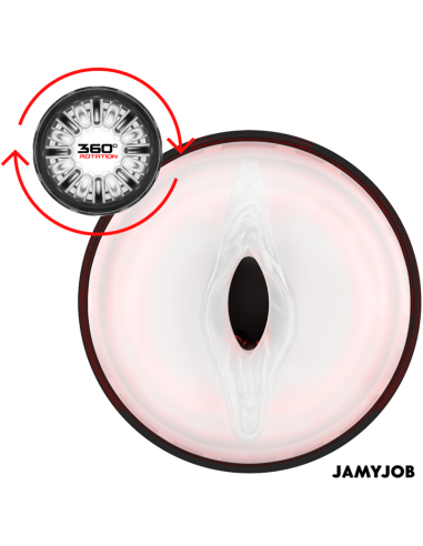 JAMYJOB - STORM automatinis vaginos masturbatorius su 10 sukimosi ir stūmimo režimų