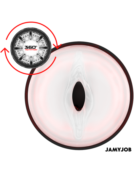 JAMYJOB - STORM automatinis vaginos masturbatorius su 10 sukimosi ir stūmimo režimų