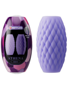 PRETTY LOVE - ATHENA EROS SILIKONINIS VYRIŠKAS MASURBATORIS VIOLETINIS