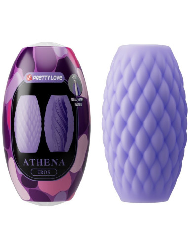 PRETTY LOVE - ATHENA EROS SILIKONINIS VYRIŠKAS MASURBATORIS VIOLETINIS