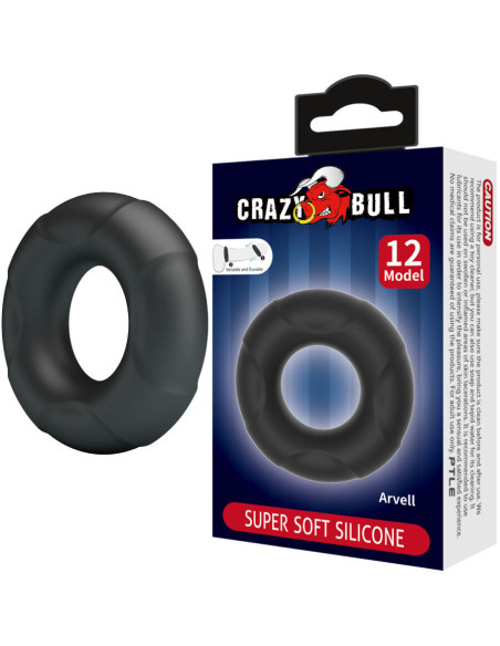 CRAZY BULL - ARVELL SILIKONINIS ŽIEDAS, MODELIS 12