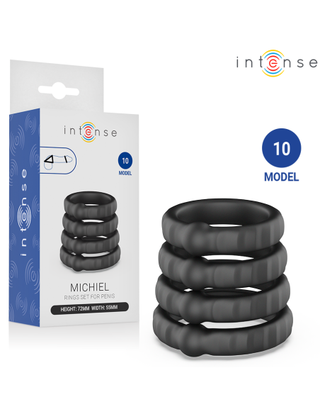 INTENSE - MICHIEL SET OF 4 PENIS RINGS MODEL 10