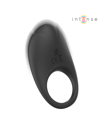 INTENSE - MERLOTTE VIBRATING PENIS RING WITH CLITORIS STIMULATION BLACK