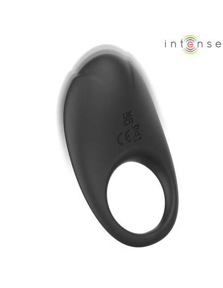 INTENSE - MERLOTTE VIBRATING PENIS RING WITH CLITORIS STIMULATION BLACK