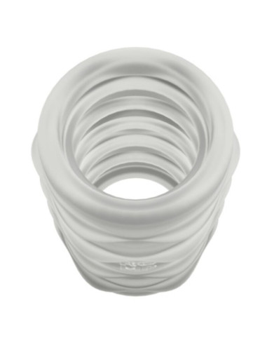 ROMP - MOSH TRANSPARENT MALE MASTURBATOR WITH 6 CM REVERSBLE SHEATH