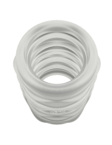 ROMP - MOSH TRANSPARENT MALE MASTURBATOR WITH 6 CM REVERSBLE SHEATH