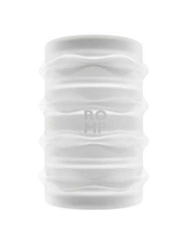 ROMP - MOSH TRANSPARENT MALE MASTURBATOR WITH 6 CM REVERSBLE SHEATH