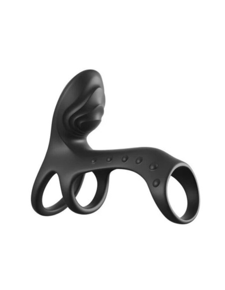 FANTASY C-RINGZ - ULTIMATE COUPLES CAGE PRO VIBRATING COCK RING 19.5 CM