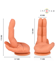 INTENSE - LEELA „G-SPOT“ STIMULIATORIAUS LANKSTUS RANKOS 12,6 CM 2