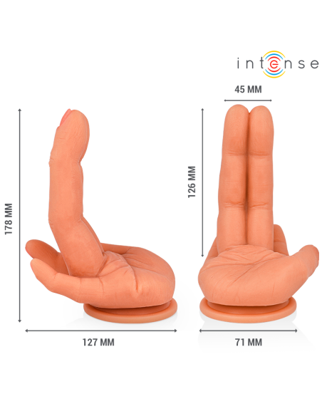 INTENSE - LEELA G-SPOT STIMULATOR FLEXIBLE HAND 12.6 CM