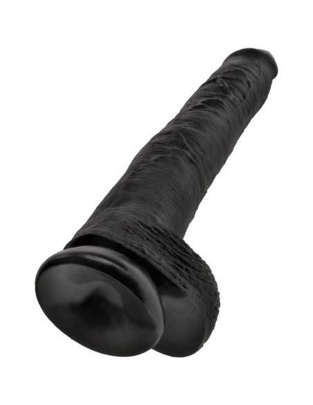 KING COCK - REALISTIC PENIS WITH BALLS 30.5 CM BLACK