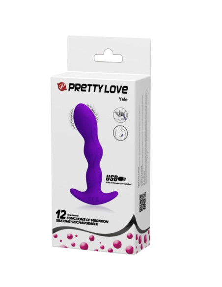PRETTY LOVE - ANAL MASSAGER 12 LILAC VIBRATION MODES