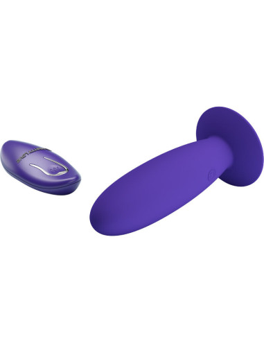PRETTY LOVE - JAUNIMO ANALINIS VIBRATORIUS SU NUOTOLINIO VALDYMO VALDYMU, VIOLETINIS