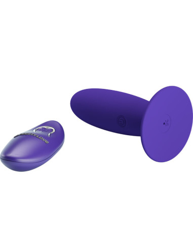 PRETTY LOVE - JAUNIMO ANALINIS VIBRATORIUS SU NUOTOLINIO VALDYMO VALDYMU, VIOLETINIS