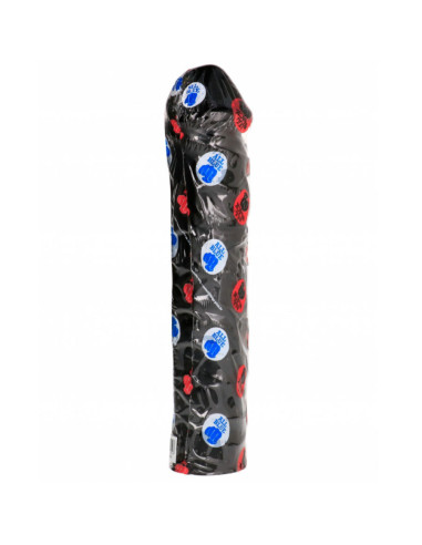 ALL BLACK - DIDŽIULIS MINKŠTAS FISTINGAS DILDO 32 CM