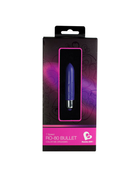 ROCKS-OFF - RO-80 MM COLOR CHANGIN VIBRATING BULLET 7 V