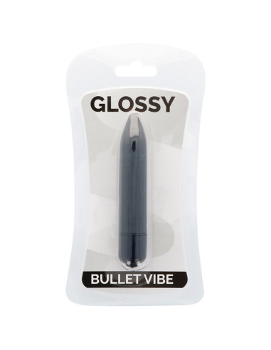 GLOSSY - PLONAS VIBRUOJAMAS JUODAS