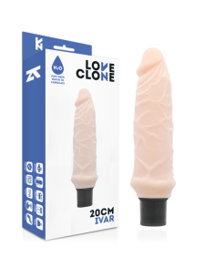 LOVECLONE - IVAR SELF LUBRICATION VIBRATOR 20 CM -O- 3.7 CM