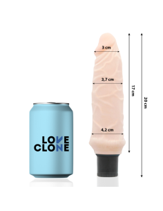 LOVECLONE - IVAR savaiminio sutepimo vibratorius 20 CM -O- 3,7 CM 2