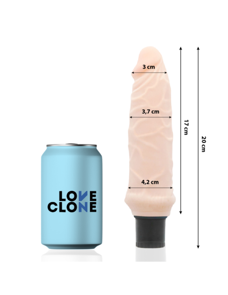LOVECLONE - IVAR SELF LUBRICATION VIBRATOR 20 CM -O- 3.7 CM