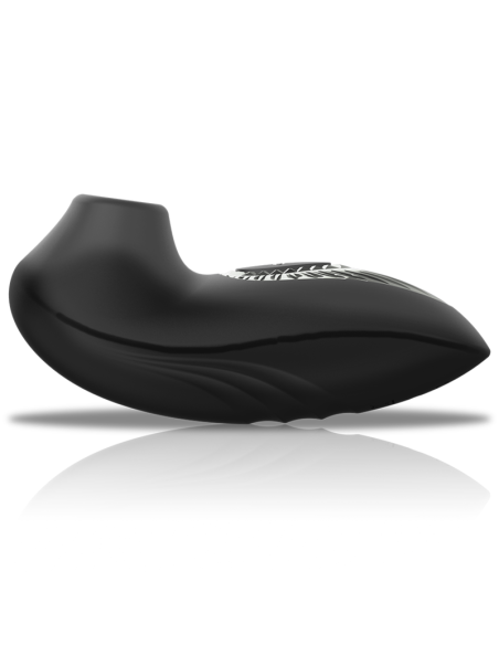 BLACKandSILVER - DRAKE DELUXE SUCKING VIBE RECHARGEABLE SILICONE BLACK