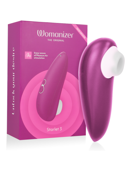 WOMANIZER - STARLET 3 klitorio stimuliatorius, violetinis