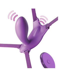 FANTASY FOR HER - BUTTERFLY HARNESS G-SPOT WITH VIBRATOR, RECHARGEABLE and REMOTE CONTROL VIOLET 2