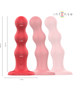 INTENSE - CODY VIBRATOR WITH SUCTION CUP RED REMOTE CONTROL 2