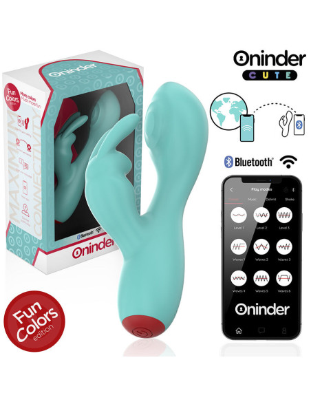 ONINDER CUTE - LOVE BUNNY G-SPOT KLITORINIS VIBRATORIUS - NEMOKAMA PASAULINĖ PROGRAMĖLĖ