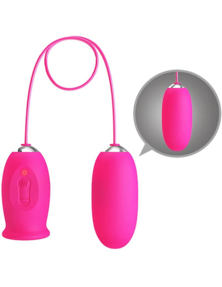 PRETTY LOVE - DAISY VIBRATING EGG CLITORIS STIMULATING TONGUE PINK