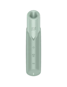 SATISFYER - NAUGHTY KISS WAVE CLITORIS STIMULATOR AQUAMARINE