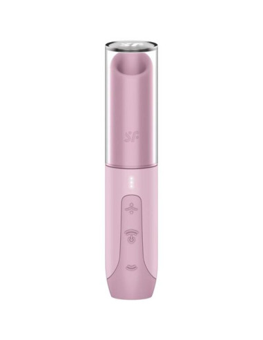 SATISFYER – ROŽINIS SLAPTO BUČINIO BANGOS KLITORIO STIMULIATORIUS