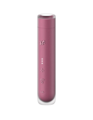 SATISFYER - FIRST KISS WAVE CLITORIS STIMULATOR GARNET
