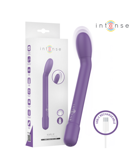 INTENSE - KARLIE ĮKRAUNAMAS G-SPOT STIMULIATORIUS VIOLETINIS