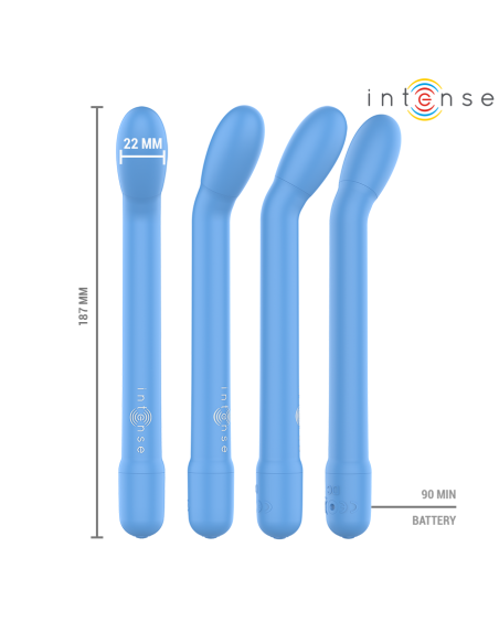 INTENSE - KARLIE RECHARGEABLE G-SPOT STIMULATOR BLUE