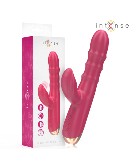 INTENSE - CHLOE MULTIFUNCTION VIBRATOR 3 IN 1 RED