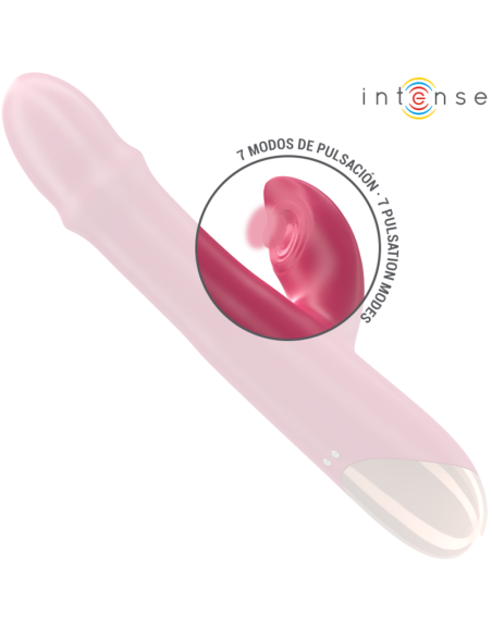 INTENSE - CHLOE DAUGIAFUNKCIS VIBRATORIAUS 3 IN 1 RAUDONAS