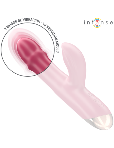 INTENSE - CHLOE DAUGIAFUNKCIS VIBRATORIAUS 3 IN 1 RAUDONAS