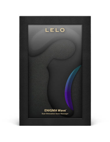 LELO ENIGMA WAVE trigubo vibravimo masažuoklis, juodas