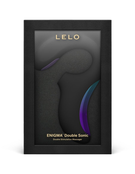 LELO - ENIGMA DVIGUBAS GARSINIS VIBRATORIUS POINT G JUODAS
