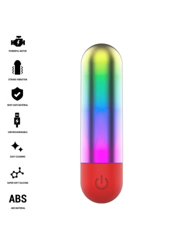 INTENSE - DEBBIE RAINBOW CLITORIS VIBRATING BULLET