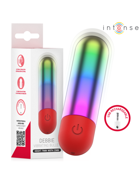 INTENSE - DEBBIE RAINBOW CLITORIS VIBRATING BULLET