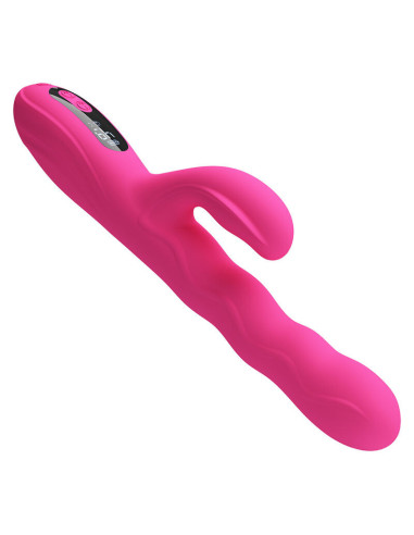 PRETTY LOVE - WINTERS MULTIFUNCTION RABBIT VIBRATOR WITH LED DISPLAY PINK