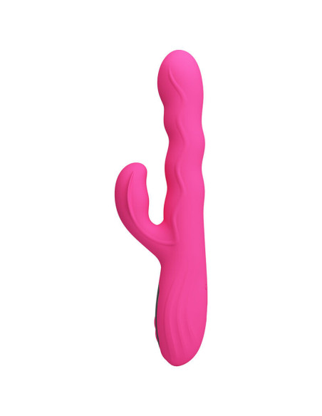 PRETTY LOVE - WINTERS MULTIFUNCTION RABBIT VIBRATOR WITH LED DISPLAY PINK