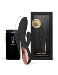 LELO - INA THRUST RABBIT THRUSTING VIBRATOR BLACK