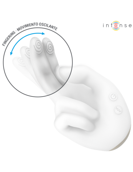 INTENSE - JIMMY HAND-SHAPED MULTIFUNCTION STIMULATOR WITH VIBRATION AND HEAT