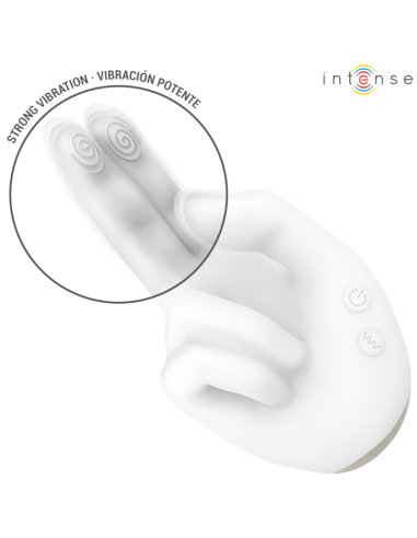 INTENSE - JIMMY HAND-SHAPED MULTIFUNCTION STIMULATOR WITH VIBRATION AND HEAT